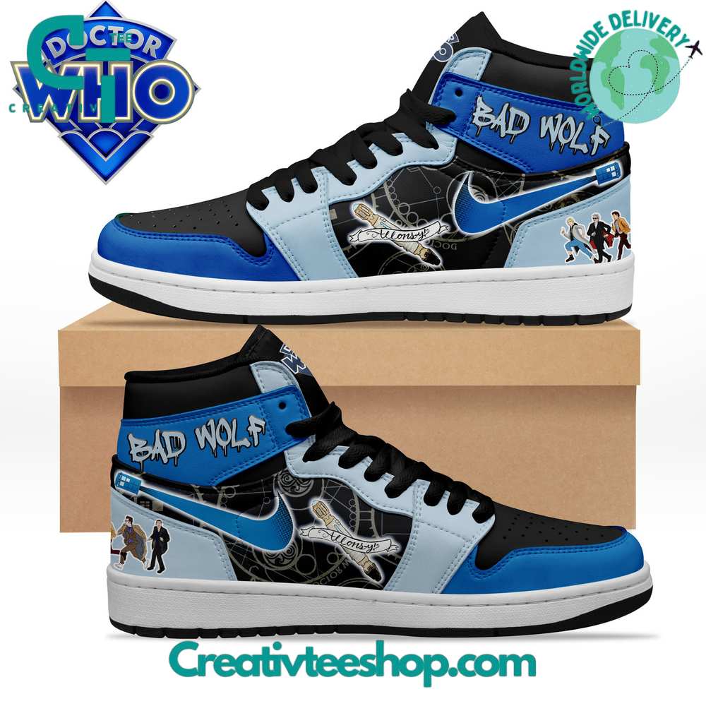 JWFancy The Doctor Who AJ1 High Sneakers Shoes For Men And Women