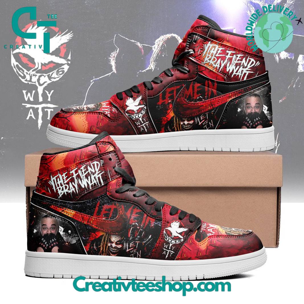JWFancy The Fiend Bray Wyatt AJ1 High Sneakers Shoes For Men And Women