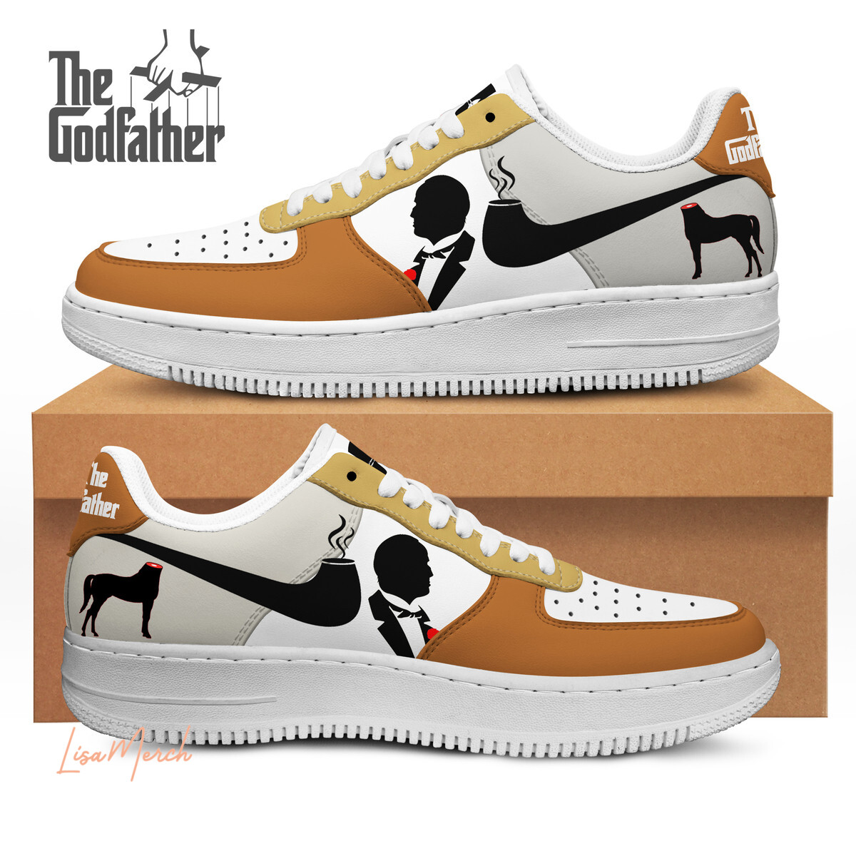 JWFancy The Godfather Air Low-Top Sneakers Shoes For Men And Women