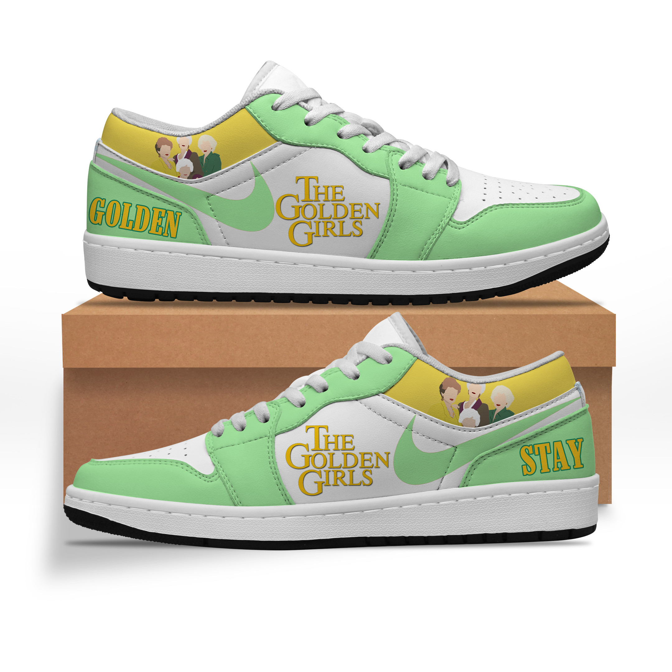 JWFancy The Golden Girls AJ1 Low Sneakers Shoes For Men And Women