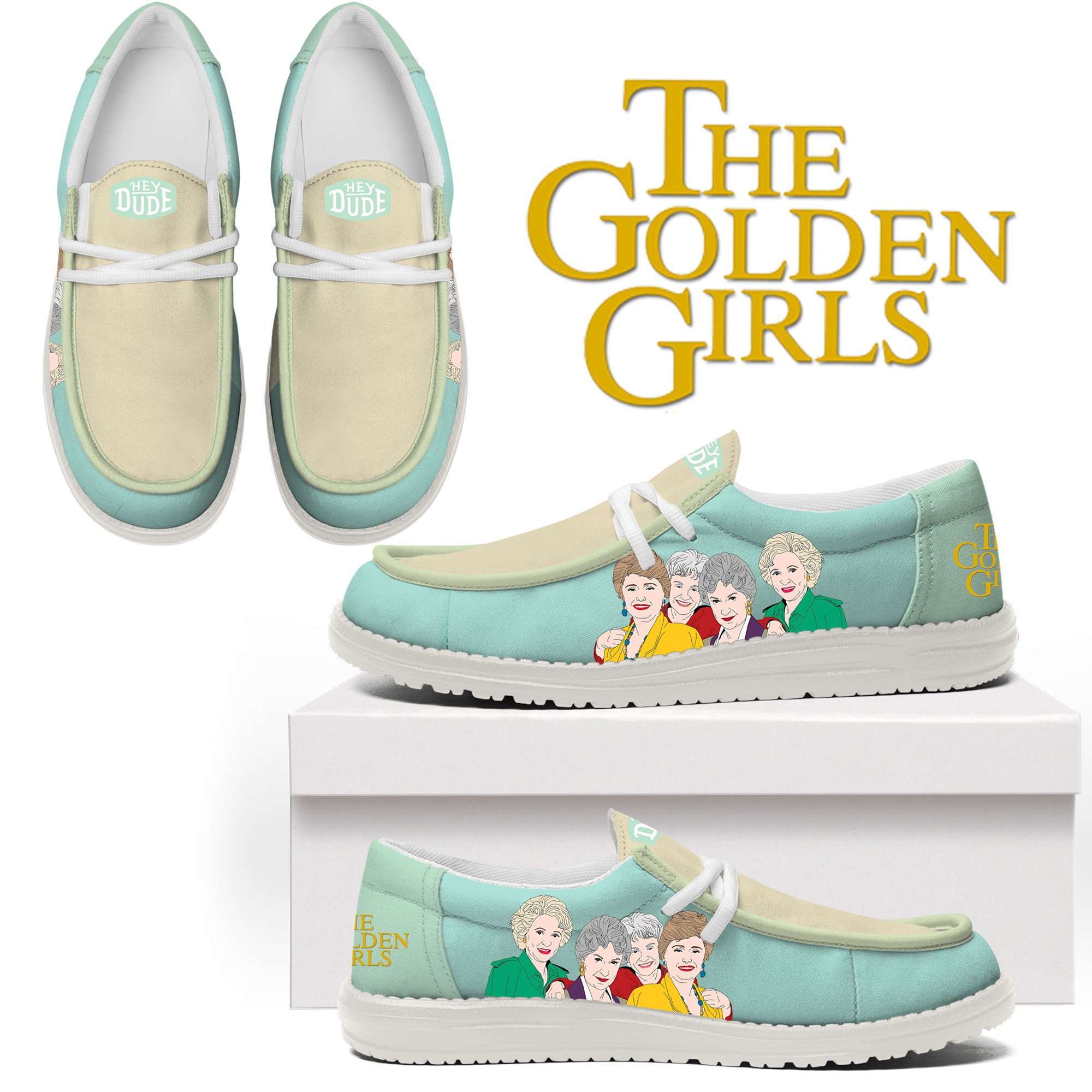 JWFancy The Golden Girls – Custom Name Hey Dude