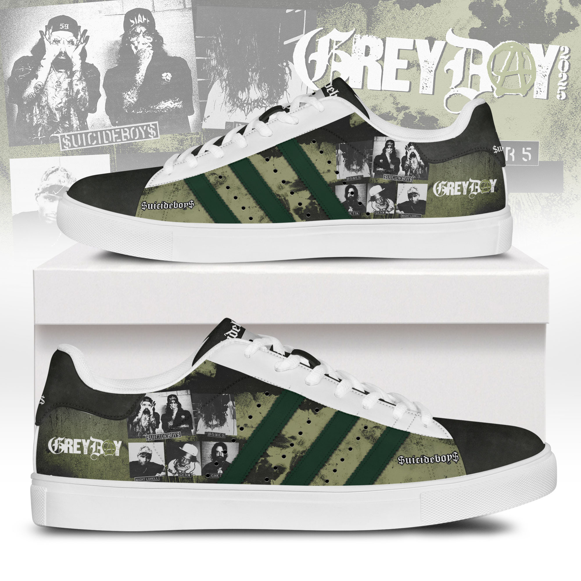 JWFancy The Greyboy Allstars Skate Stan Shoes Sneakes For Men And Women