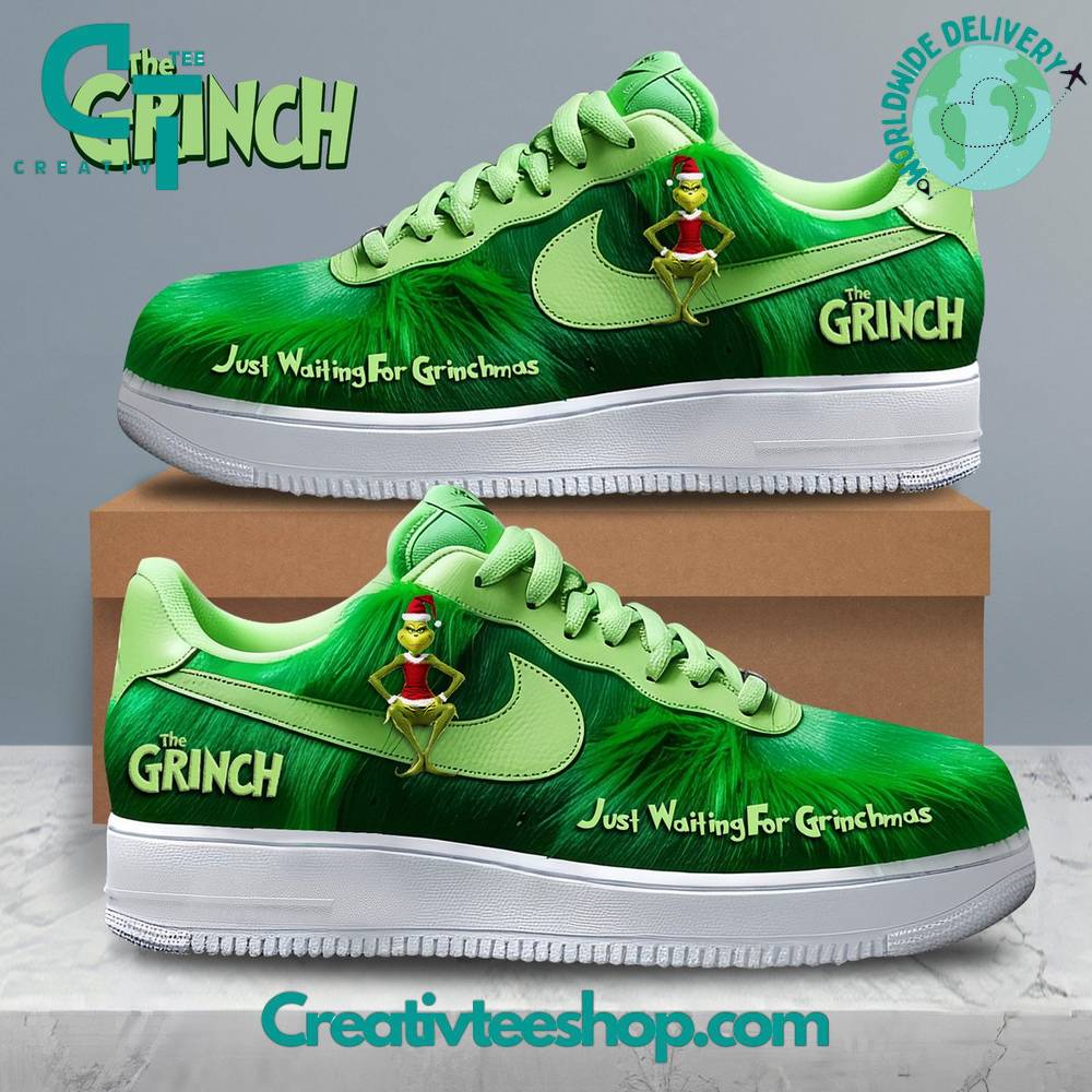 JWFancy The Grinch Air Low-Top Sneakers Shoes For Men And Women