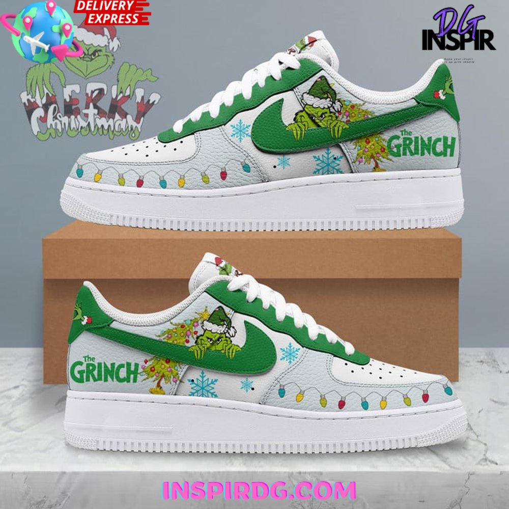 JWFancy The Grinch Air Low-Top Sneakers Shoes For Men And Women