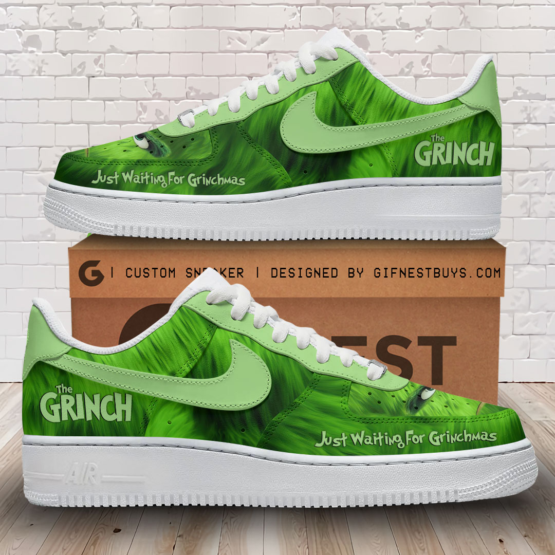 JWFancy The Grinch Air Low-Top Sneakers Shoes For Men And Women