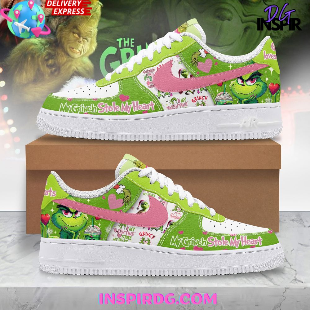 JWFancy The Grinch Air Low-Top Sneakers Shoes For Men And Women