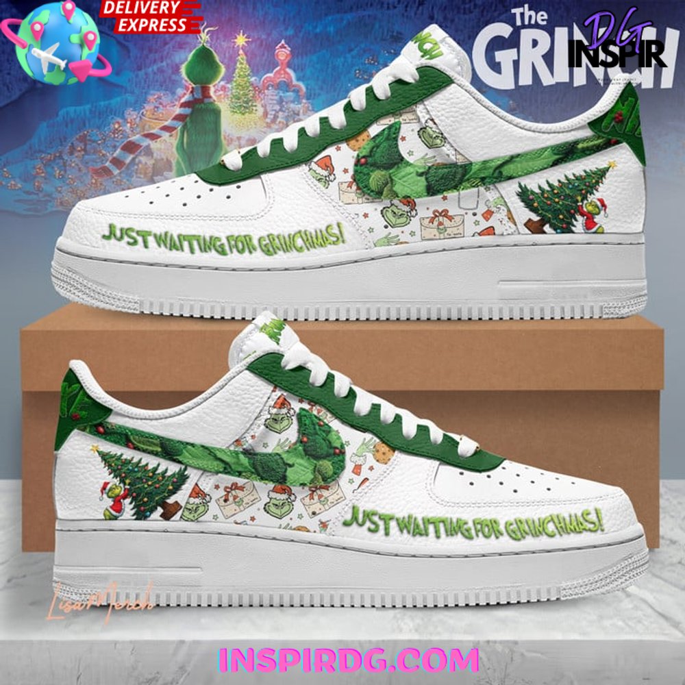 JWFancy The Grinch Air Low-Top Sneakers Shoes For Men And Women