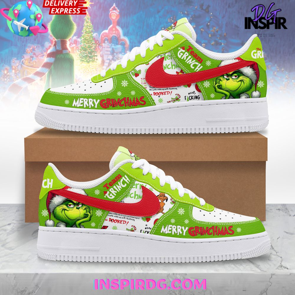 JWFancy The Grinch Air Low-Top Sneakers Shoes For Men And Women