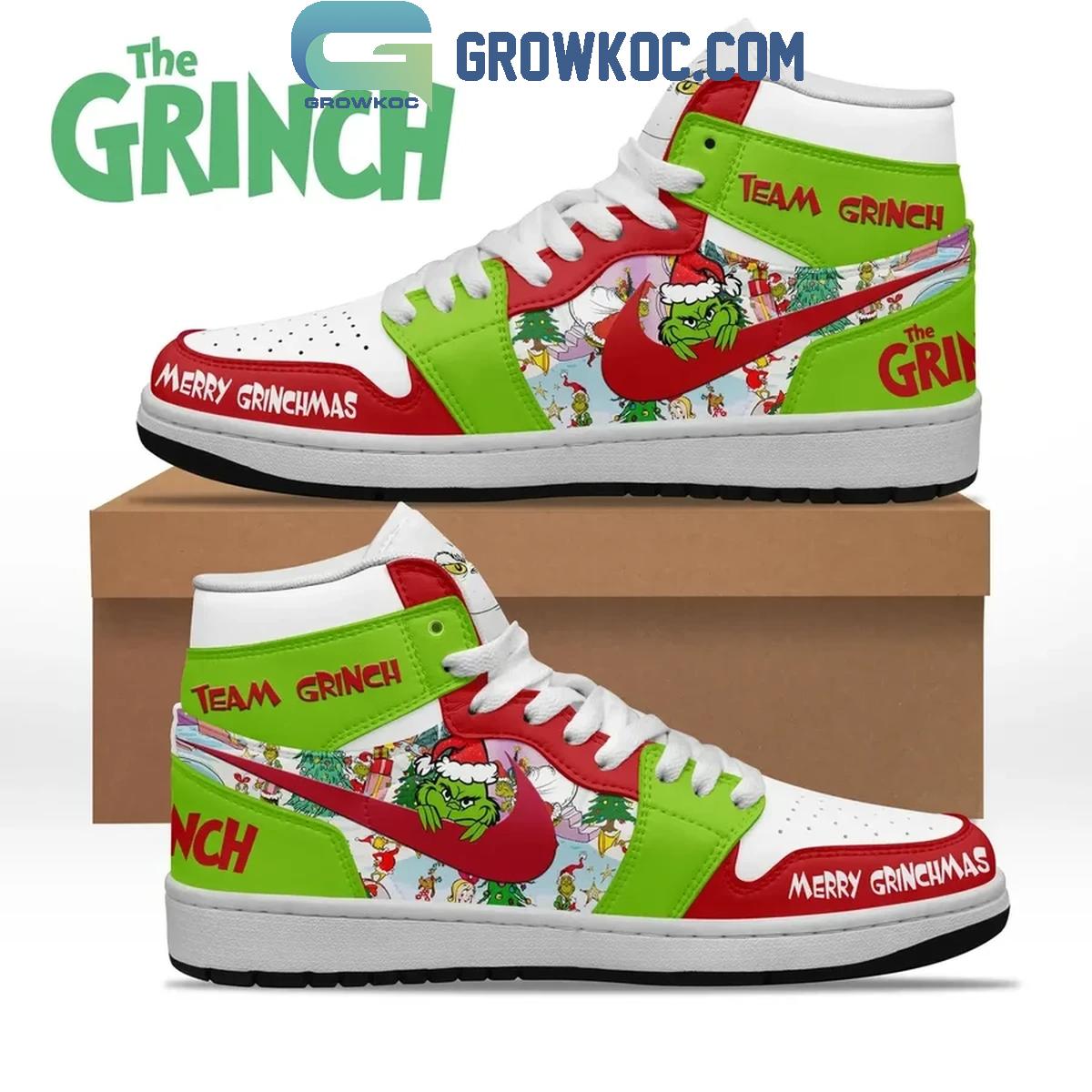 JWFancy The Grinch AJ1 High Sneakers Shoes For Men And Women