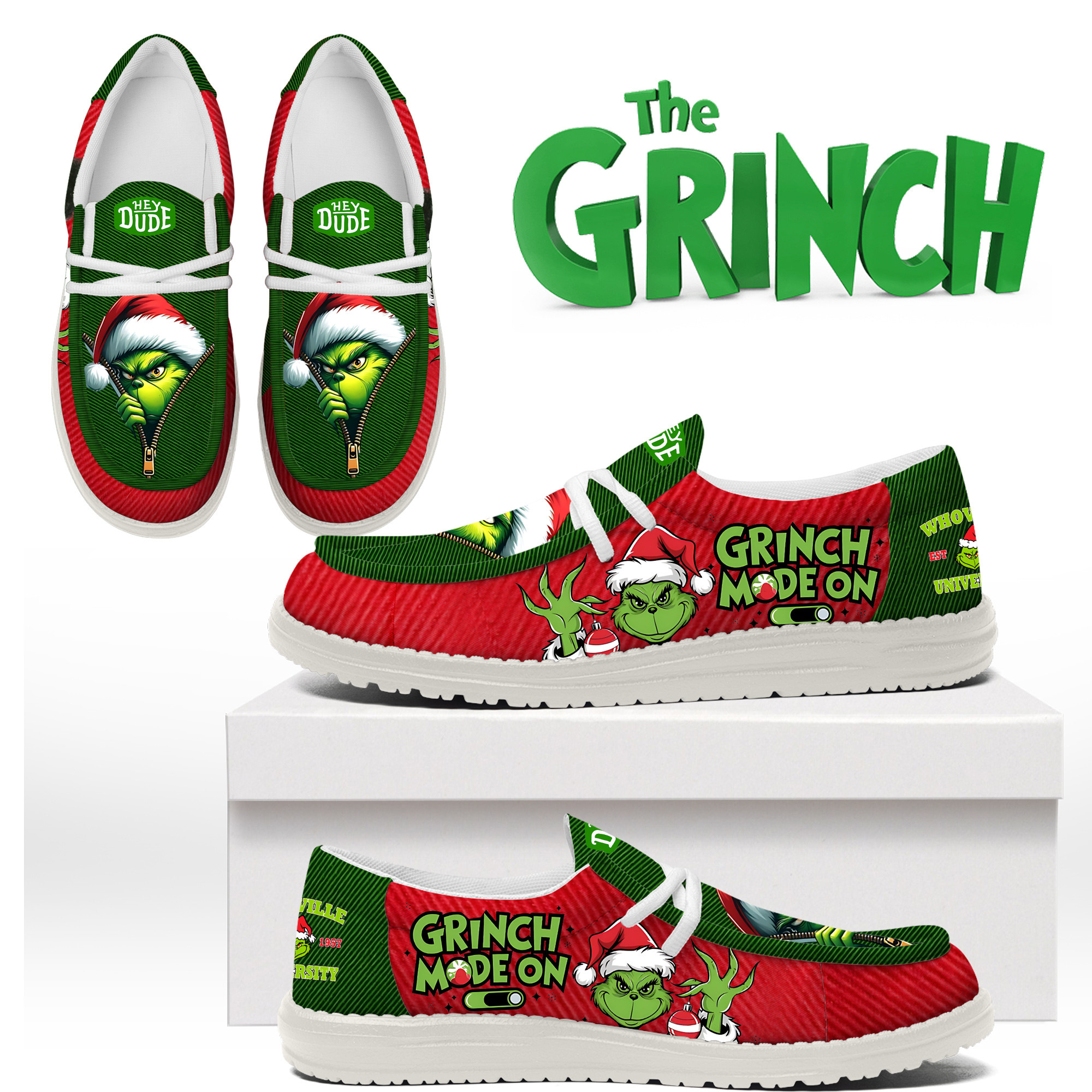 JWFancy The Grinch – Custom Name Hey Dude
