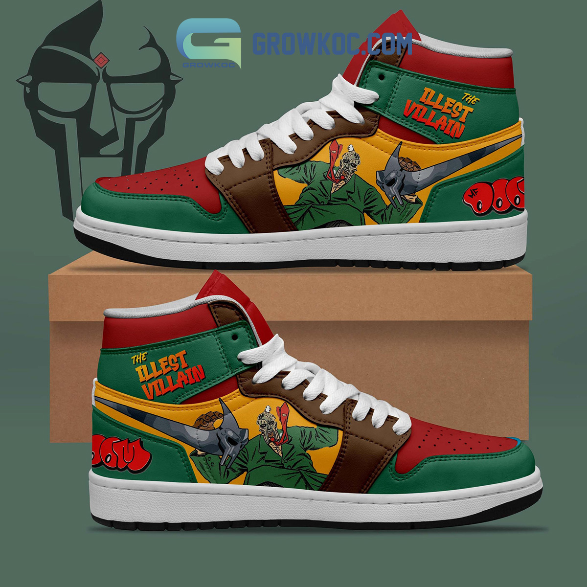 JWFancy The Illest Villain AJ1 High Sneakers Shoes For Men And Women