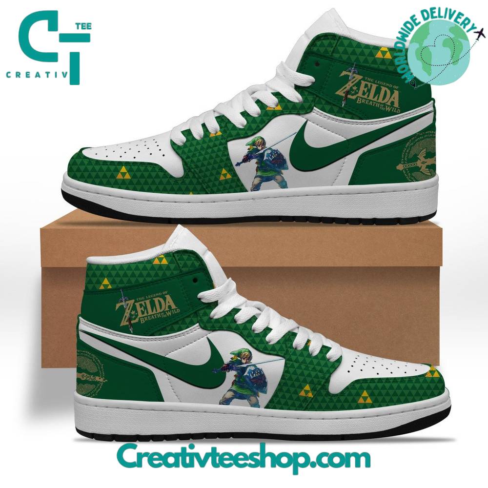 JWFancy The Legend Of Zelda AJ1 High Sneakers Shoes For Men And Women