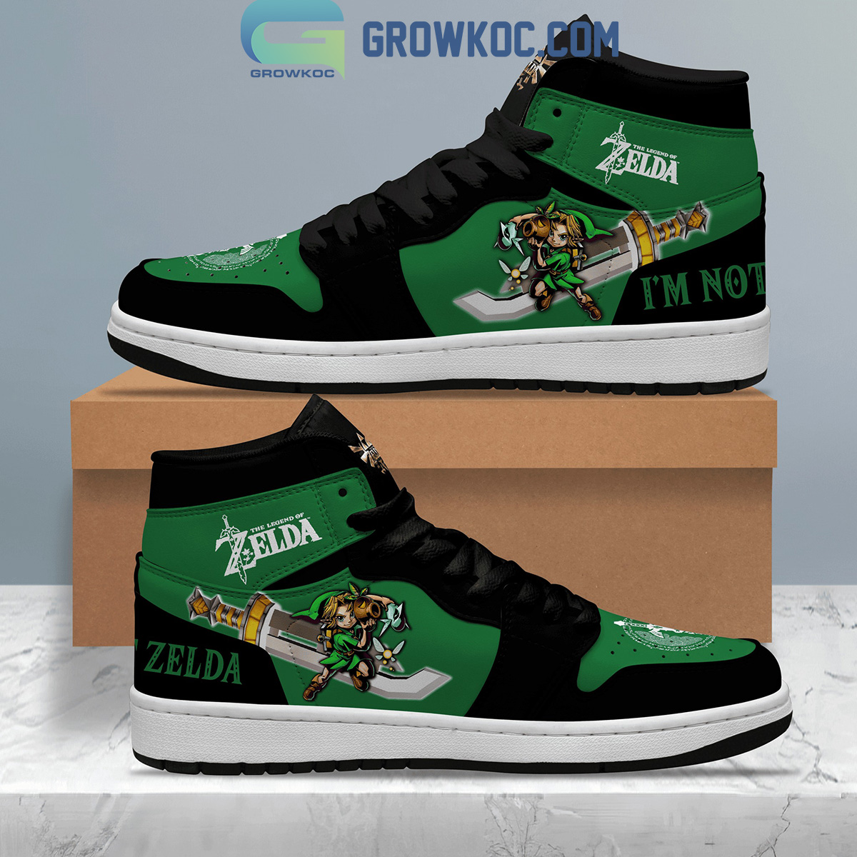 JWFancy The Legend of Zelda AJ1 High Sneakers Shoes For Men And Women