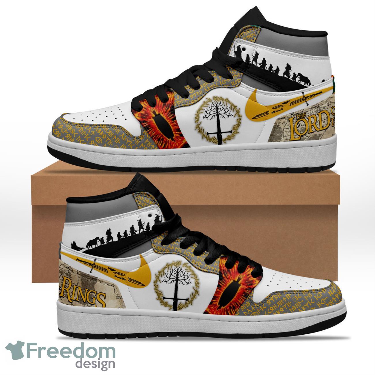 JWFancy The Lord of the Rings AJ1 High Sneakers Shoes For Men And Women
