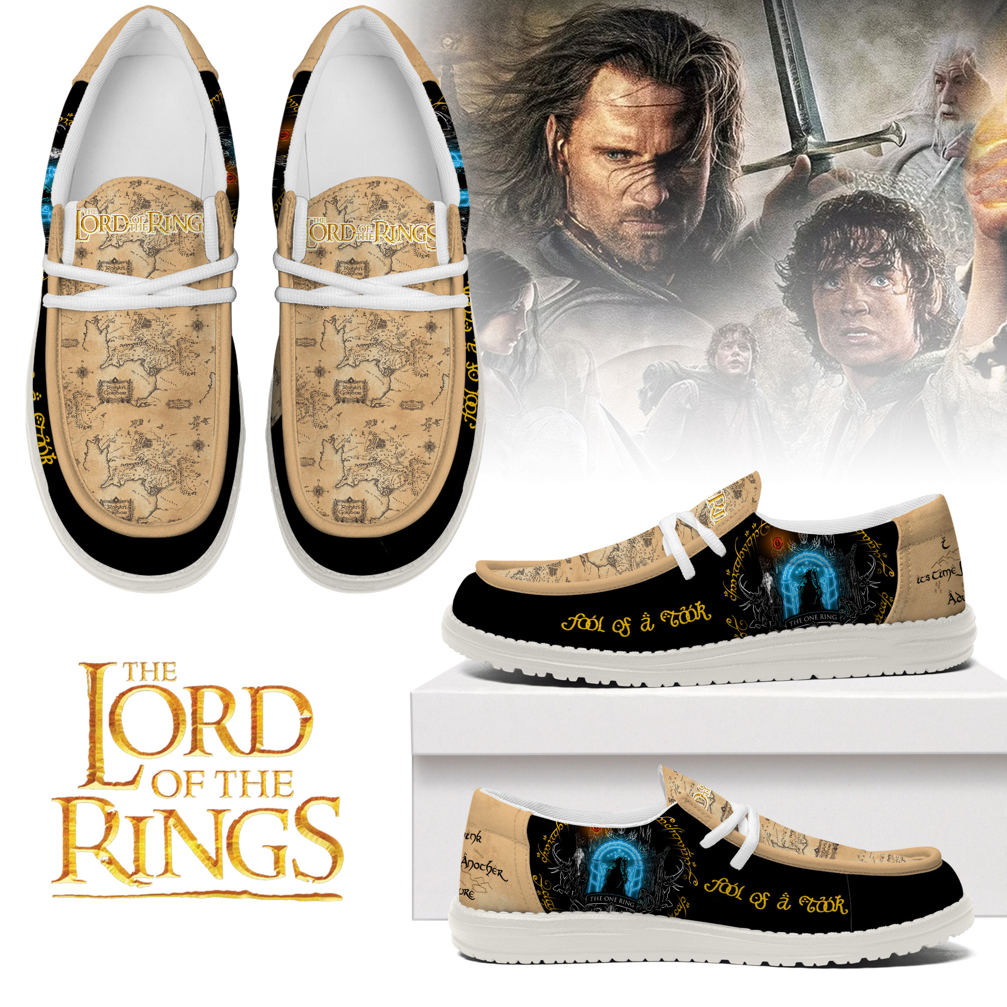 JWFancy The Lord of the Rings – Custom Name Hey Dude