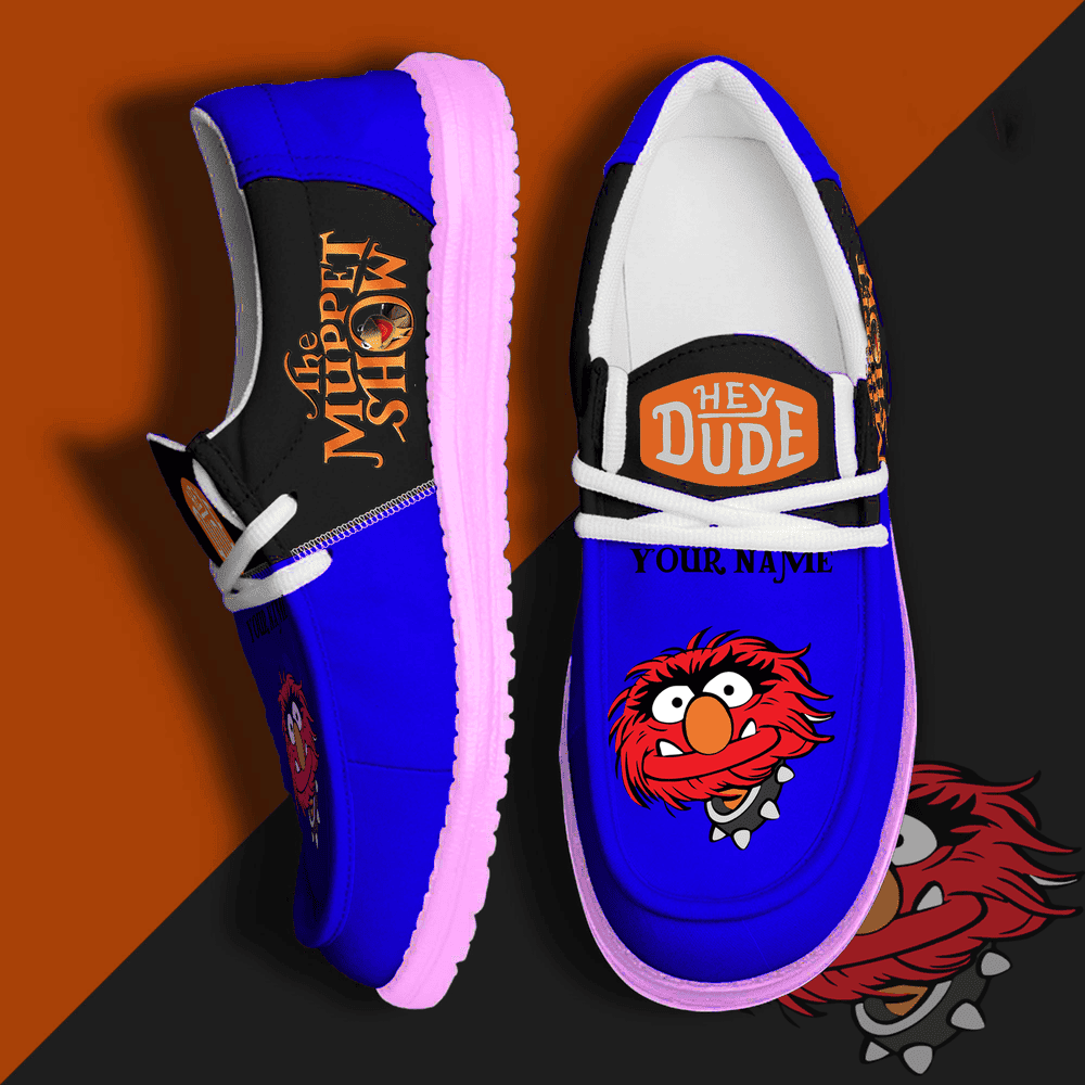 JWFancy The Muppets Hey Dude Shoes Wally Men's Lace Up Loafers Comfortable For Men And Women