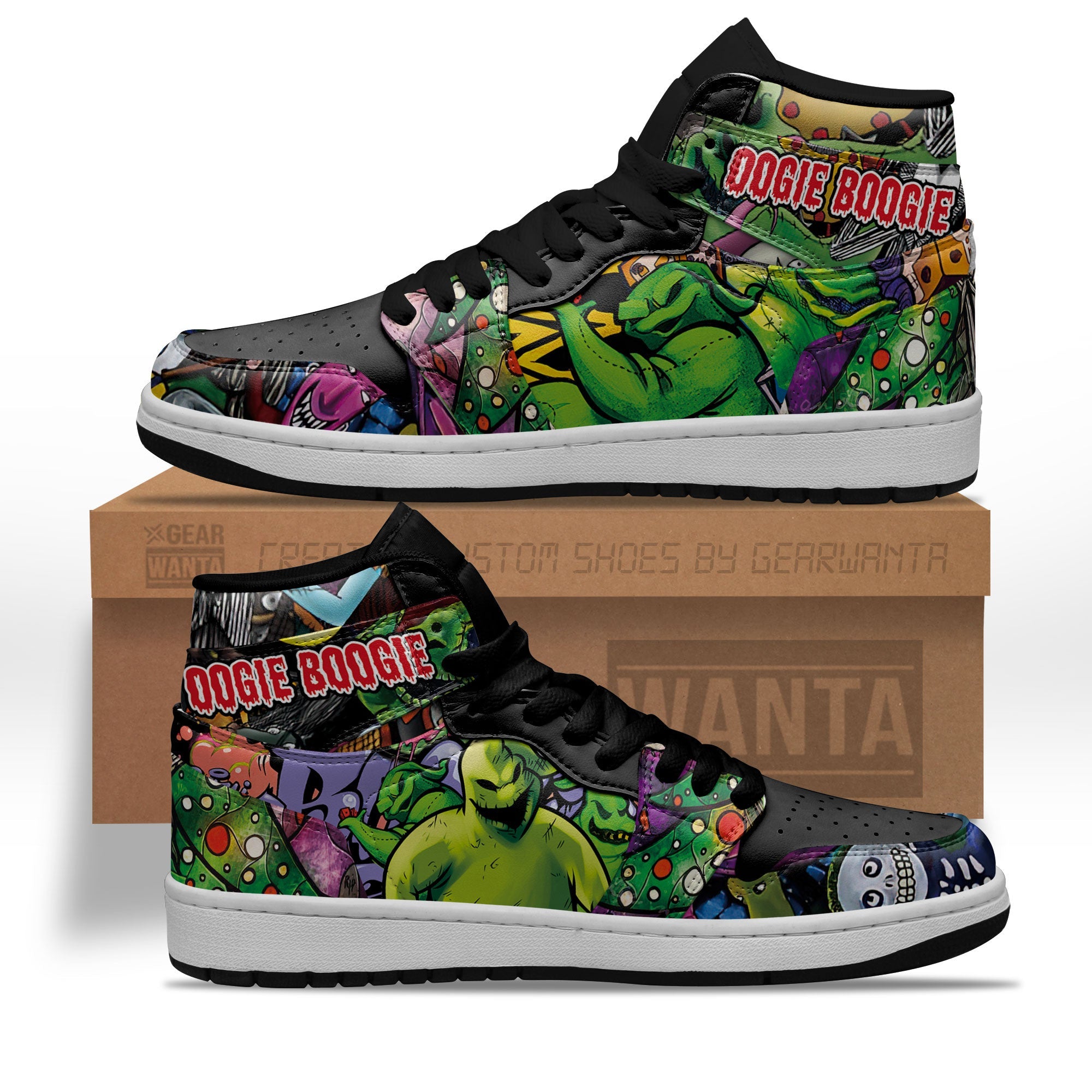 JWFancy The Nightmare AJ1 High Sneakers Shoes For Men And Women