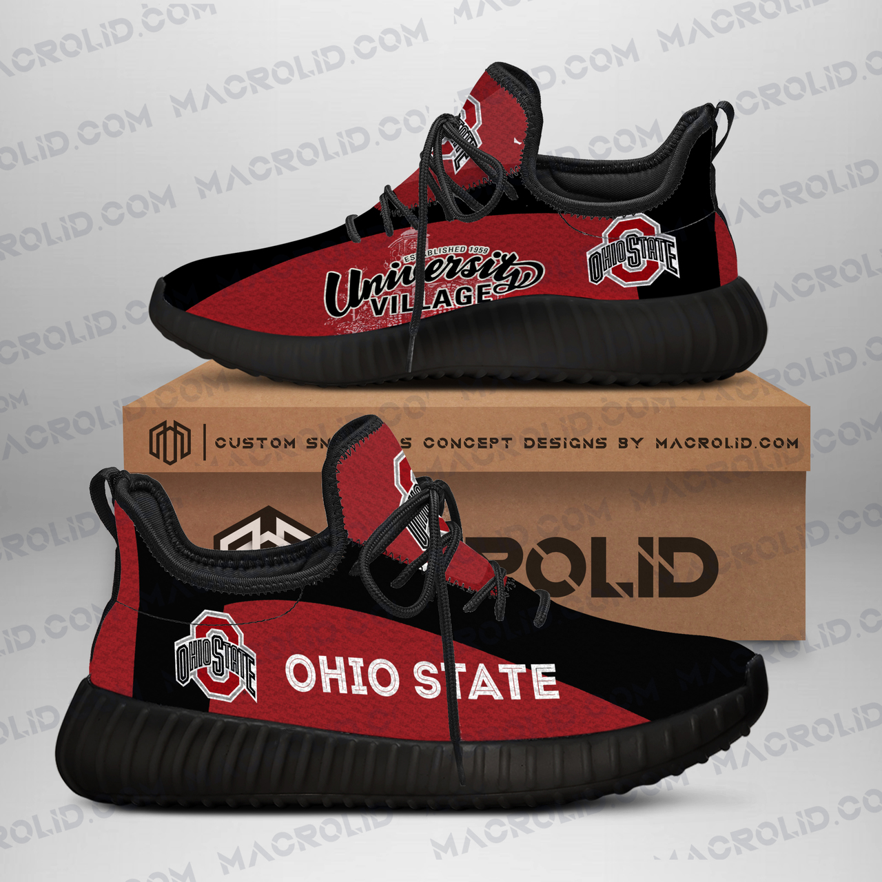 JWFancy The Ohio State University Reze Sneakers Shoes For Men And Women