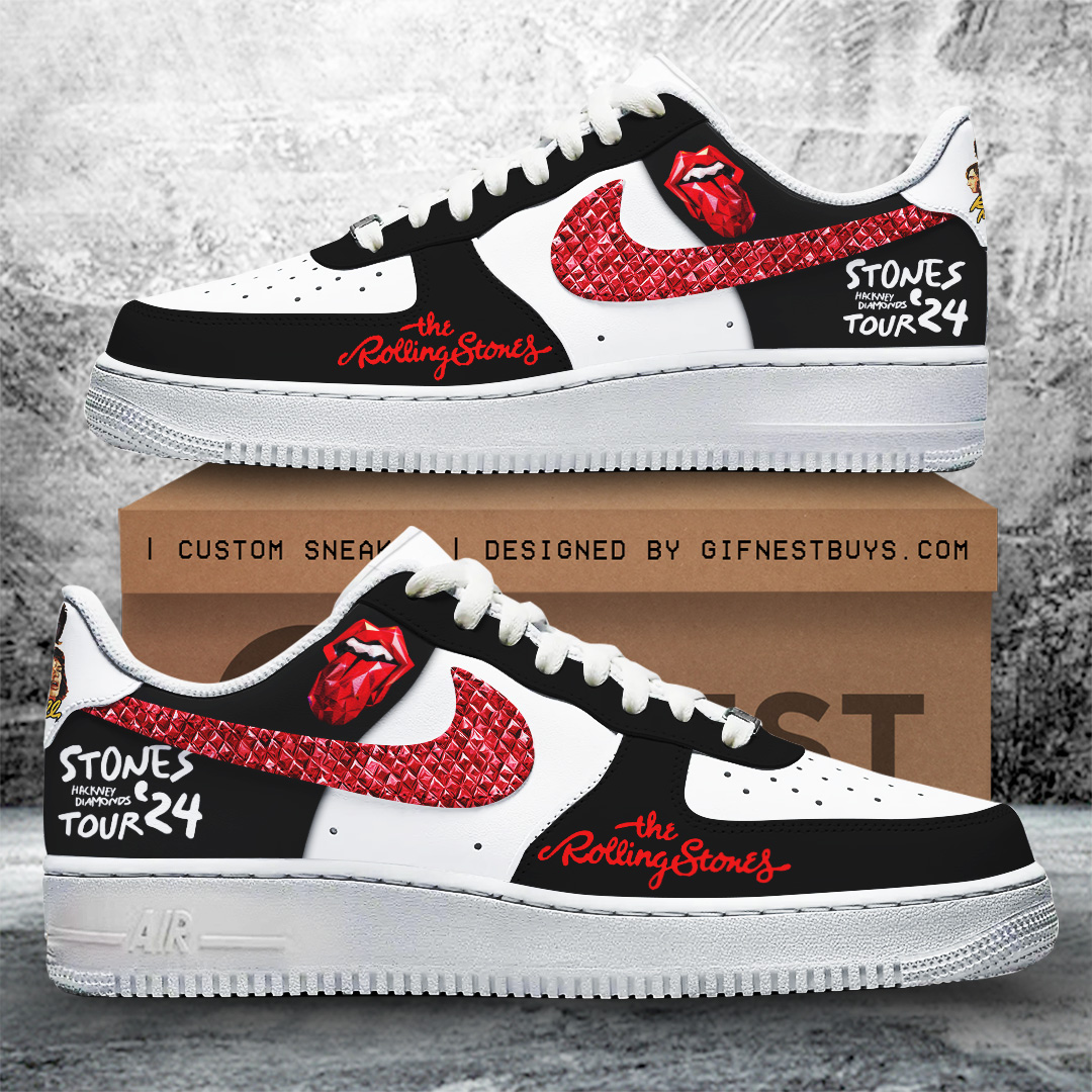 JWFancy The Rolling Stones Air Low-Top Sneakers Shoes For Men And Women