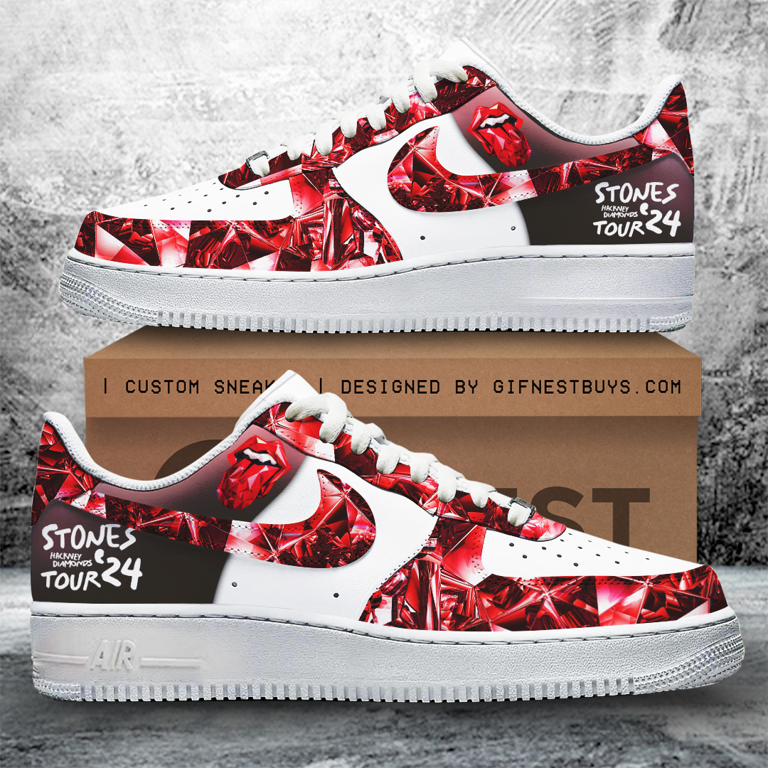 JWFancy The Rolling Stones Air Low-Top Sneakers Shoes For Men And Women