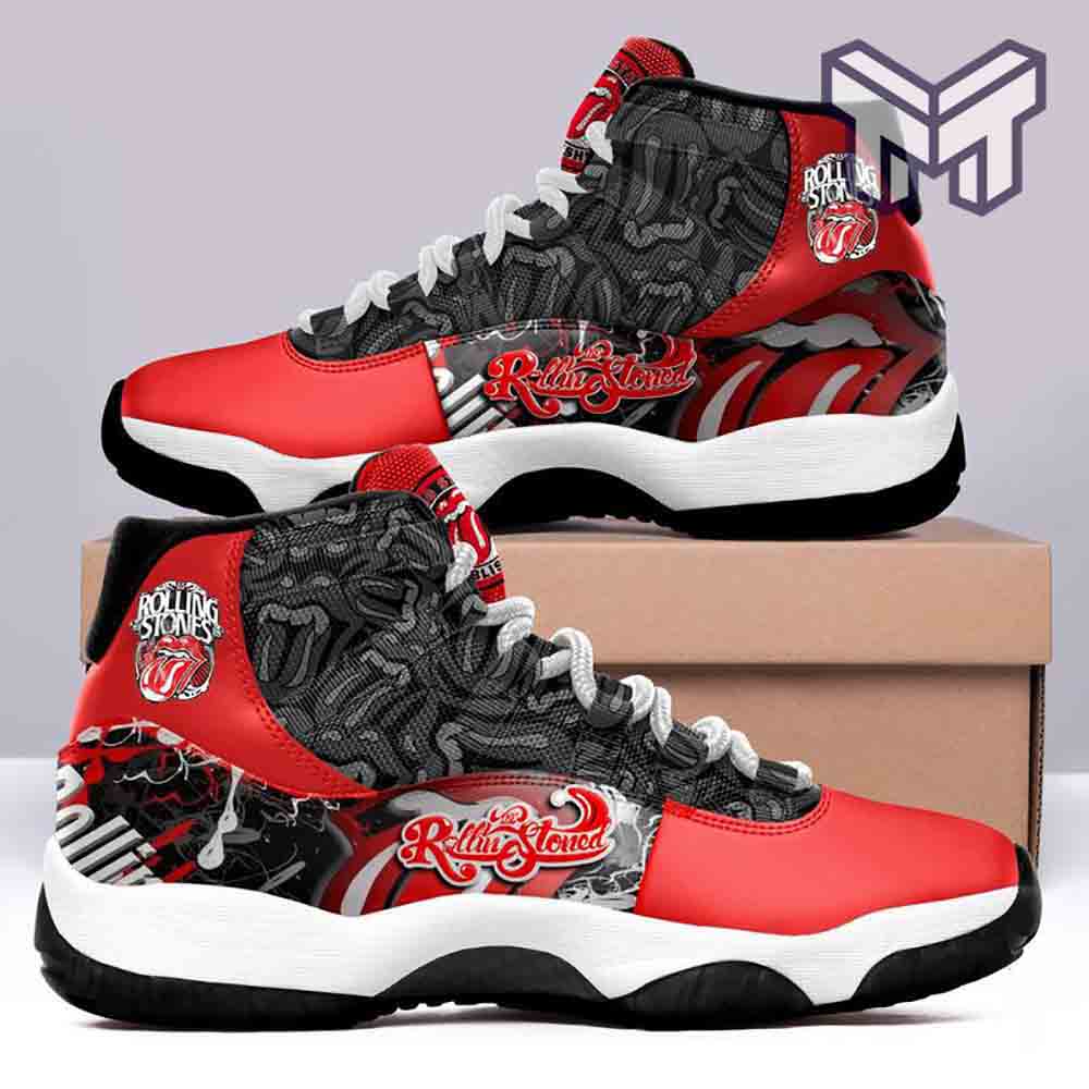 JWFancy The Rolling Stones AJ11 Sneakers Shoes For Men And Women