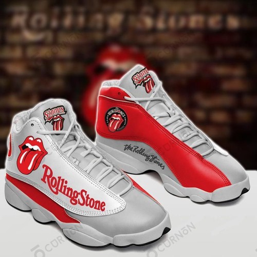 JWFancy The Rolling Stones AJ13 Sneakers Shoes For Men And Women
