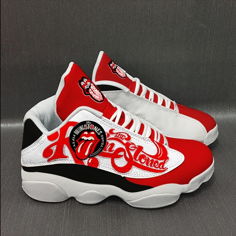 JWFancy The Rolling Stones AJ13 Sneakers Shoes For Men And Women