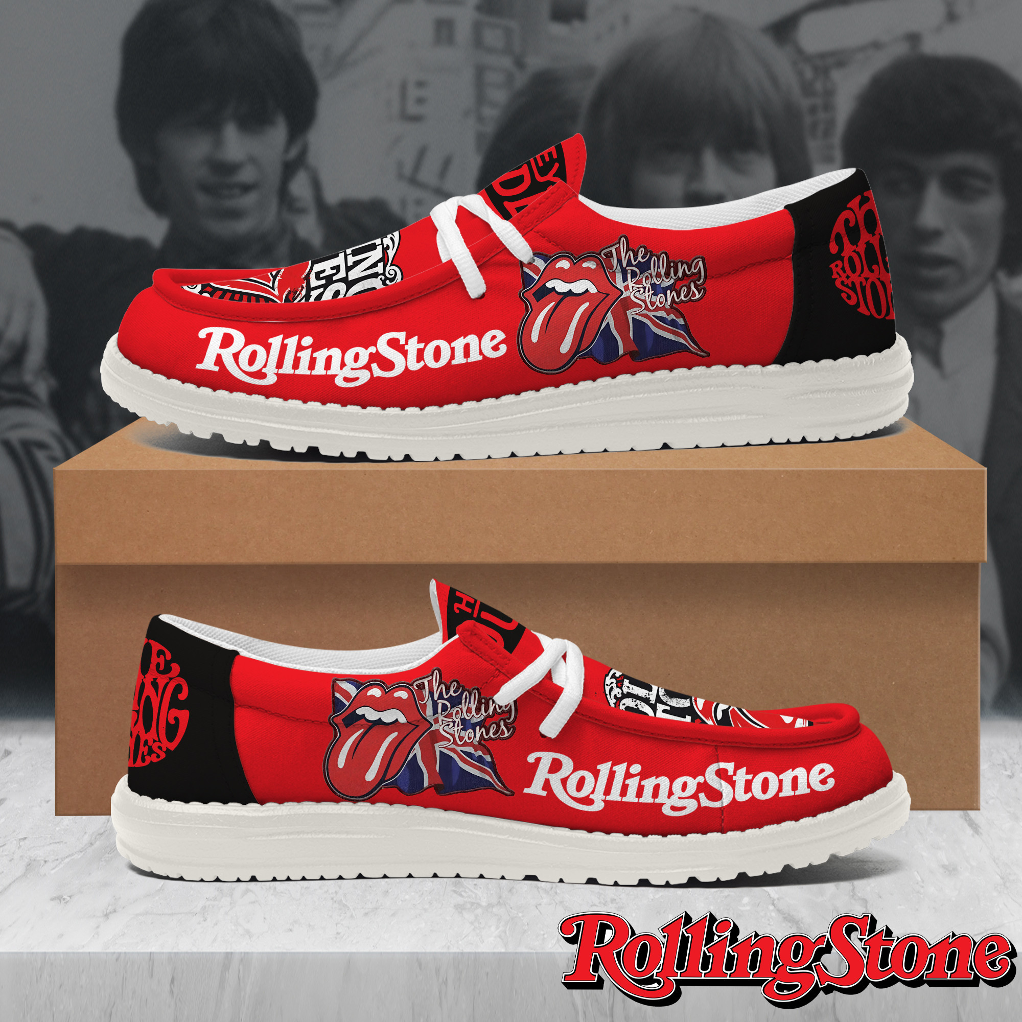 JWFancy The Rolling Stones – Custom Name Hey Dude