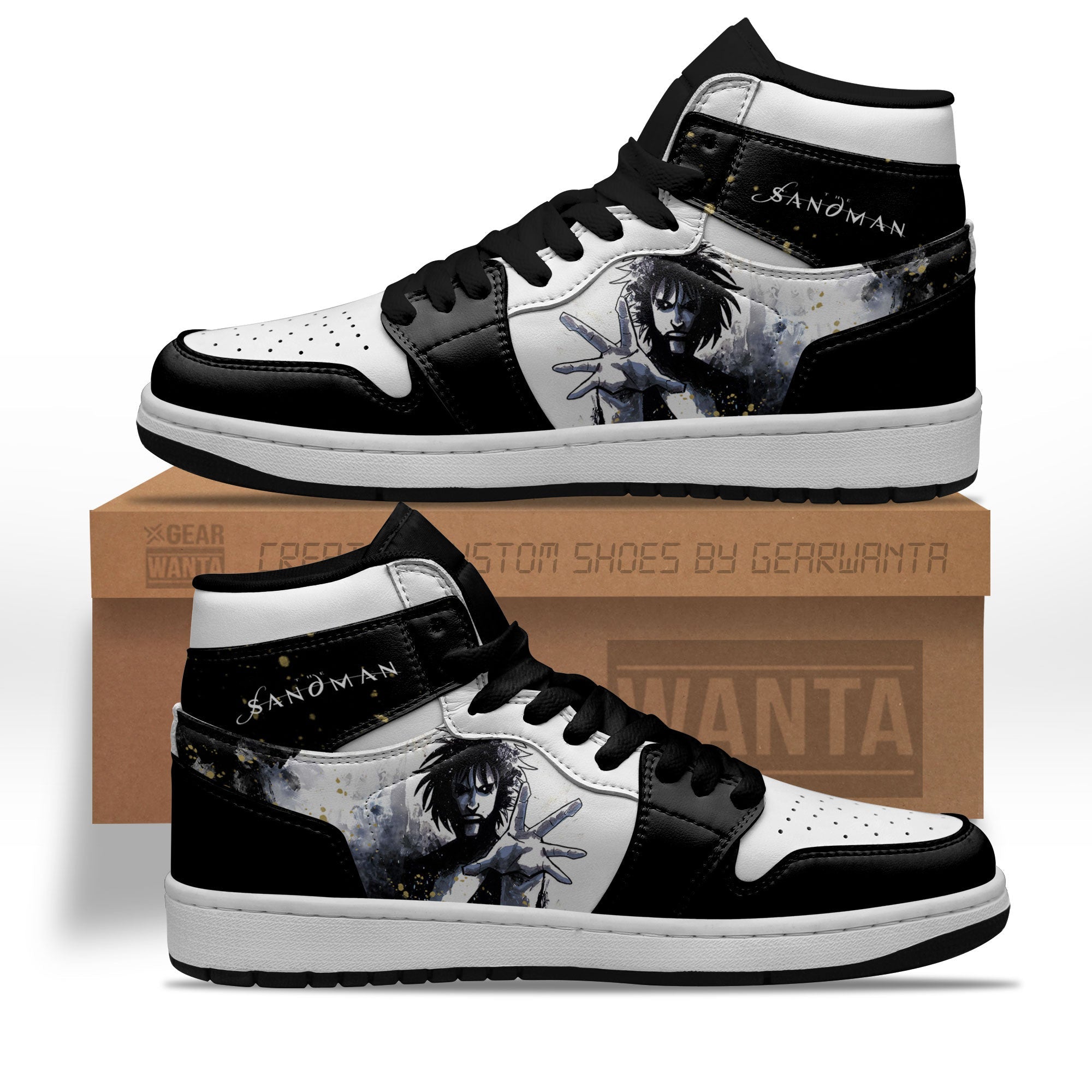 JWFancy The Sandman Morpheus AJ1 High Sneakers Shoes For Men And Women