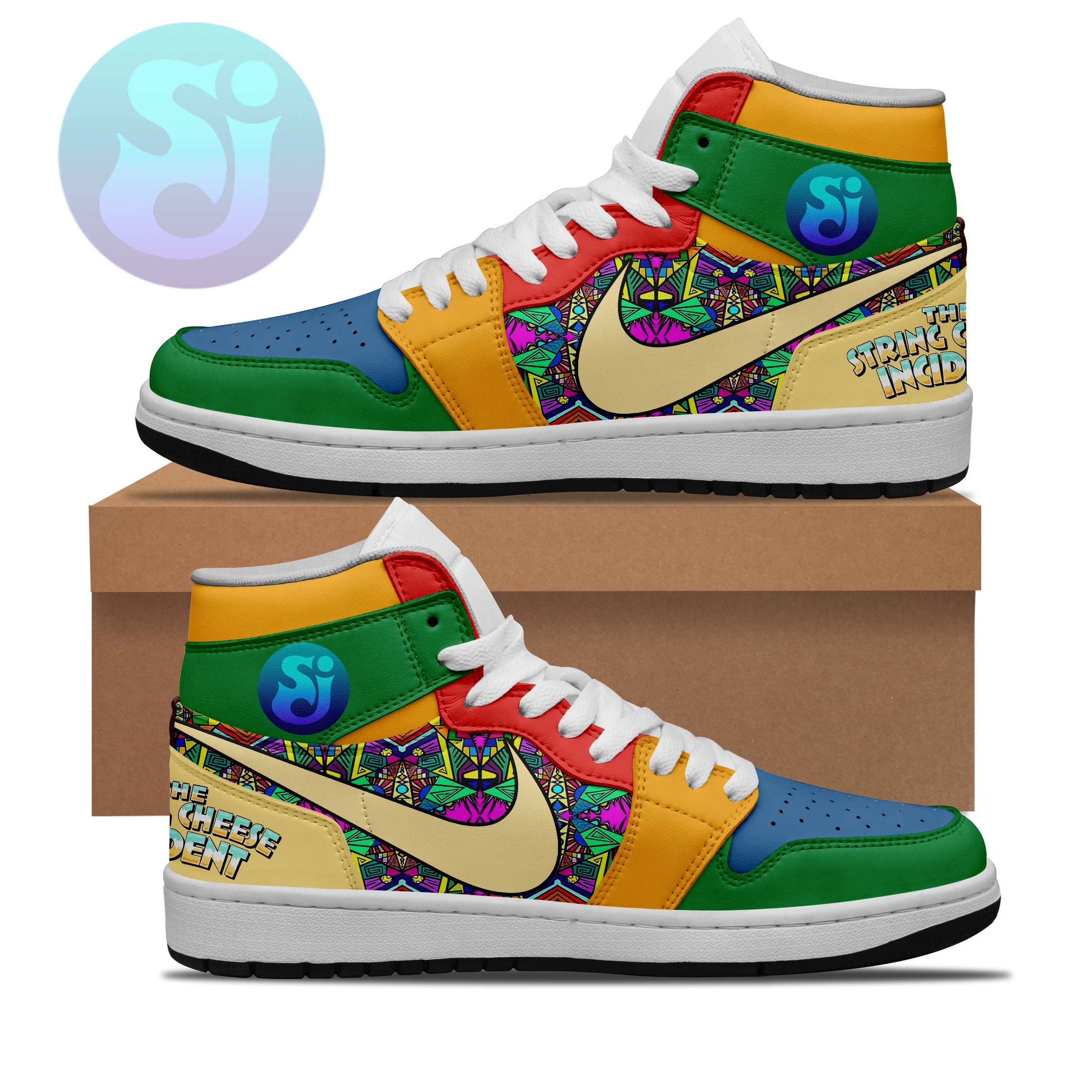 JWFancy The String Cheese Incident AJ1 High Sneakers Shoes For Men And Women