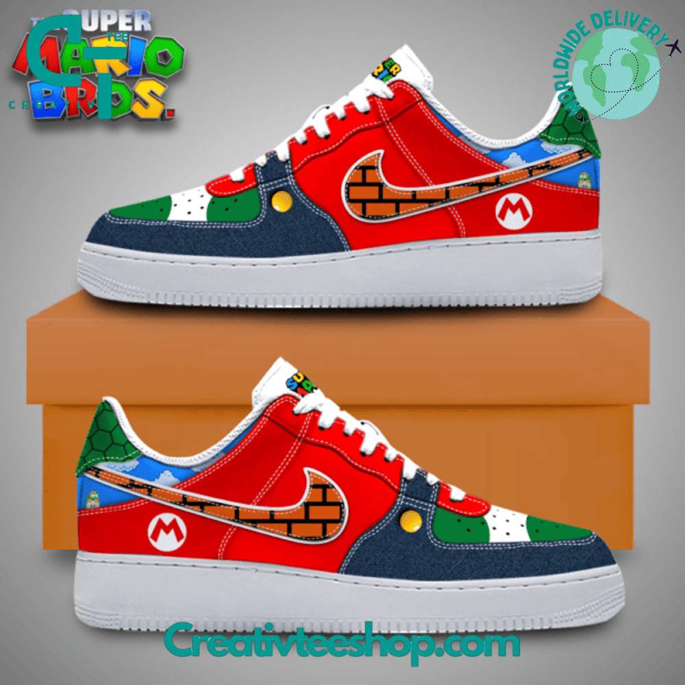 JWFancy The Super Mario Air Low-Top Sneakers Shoes For Men And Women