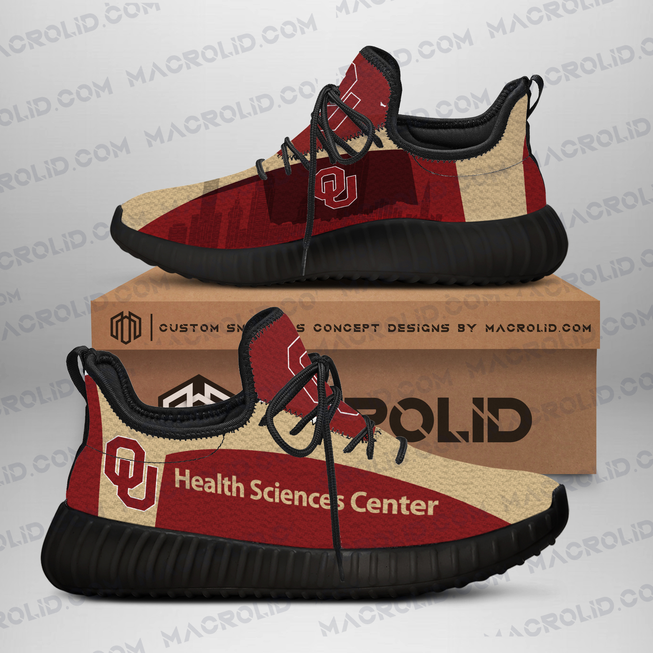 JWFancy The University Of Oklahoma Reze Sneakers Shoes For Men And Women