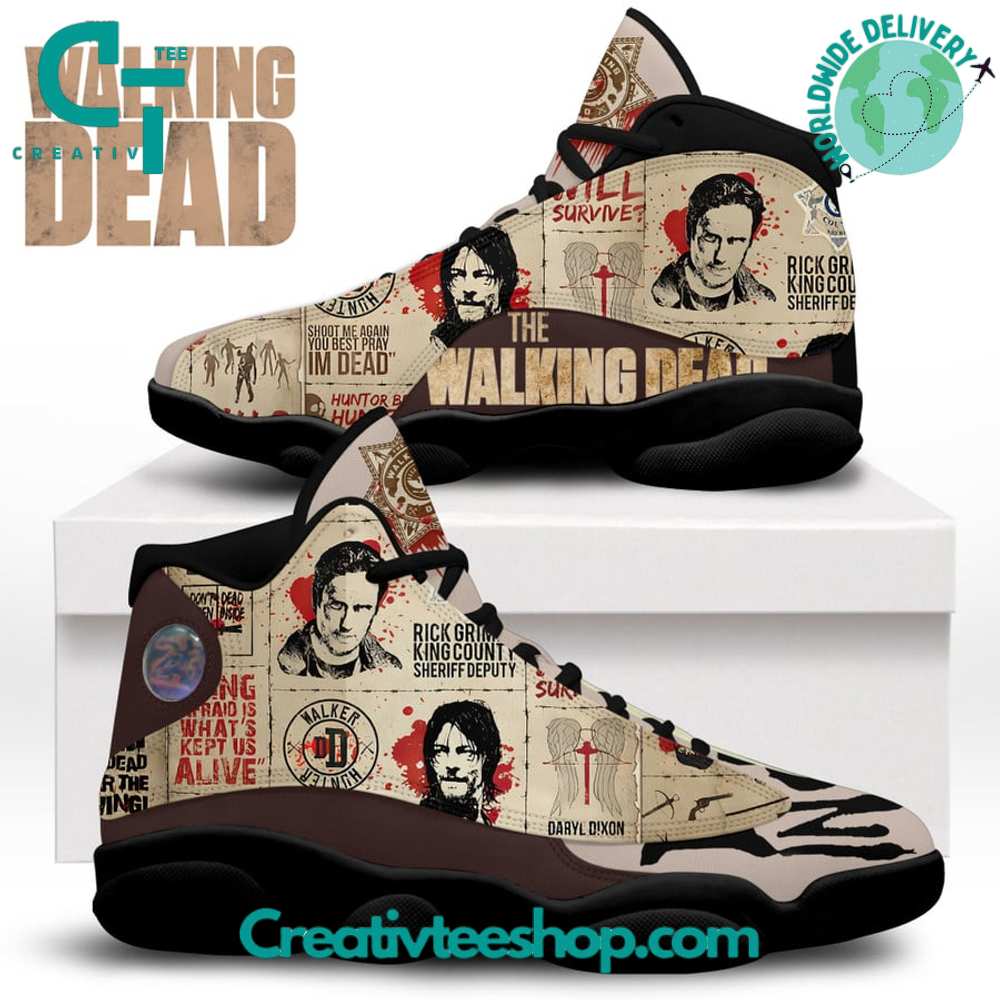 JWFancy The Walking Dead AJ13 Sneakers Shoes For Men And Women