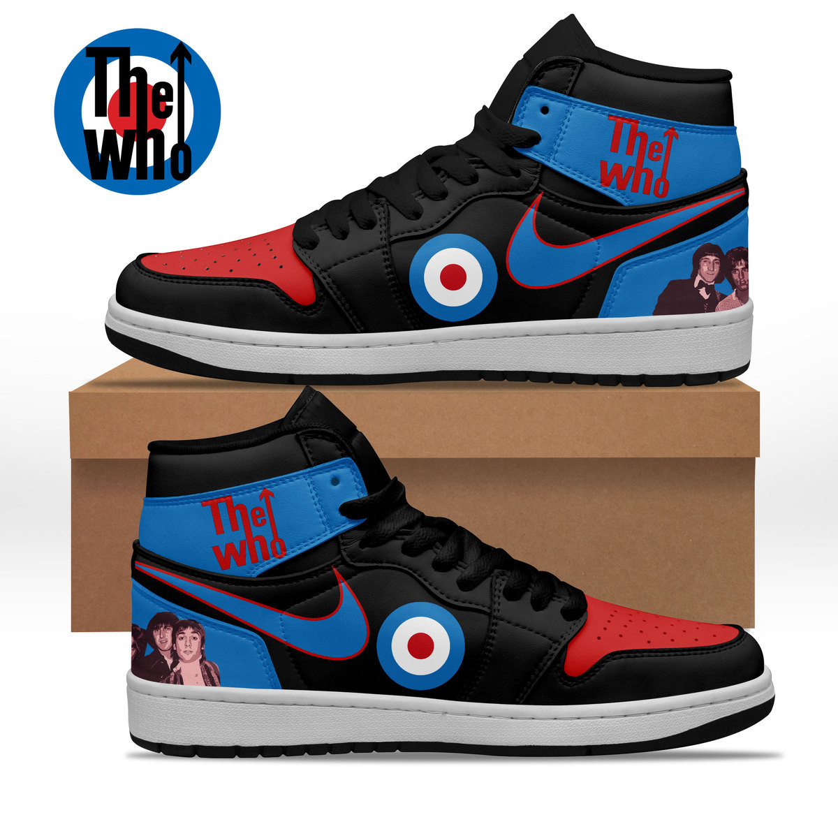 JWFancy The Who AJ1 High Sneakers Shoes For Men And Women