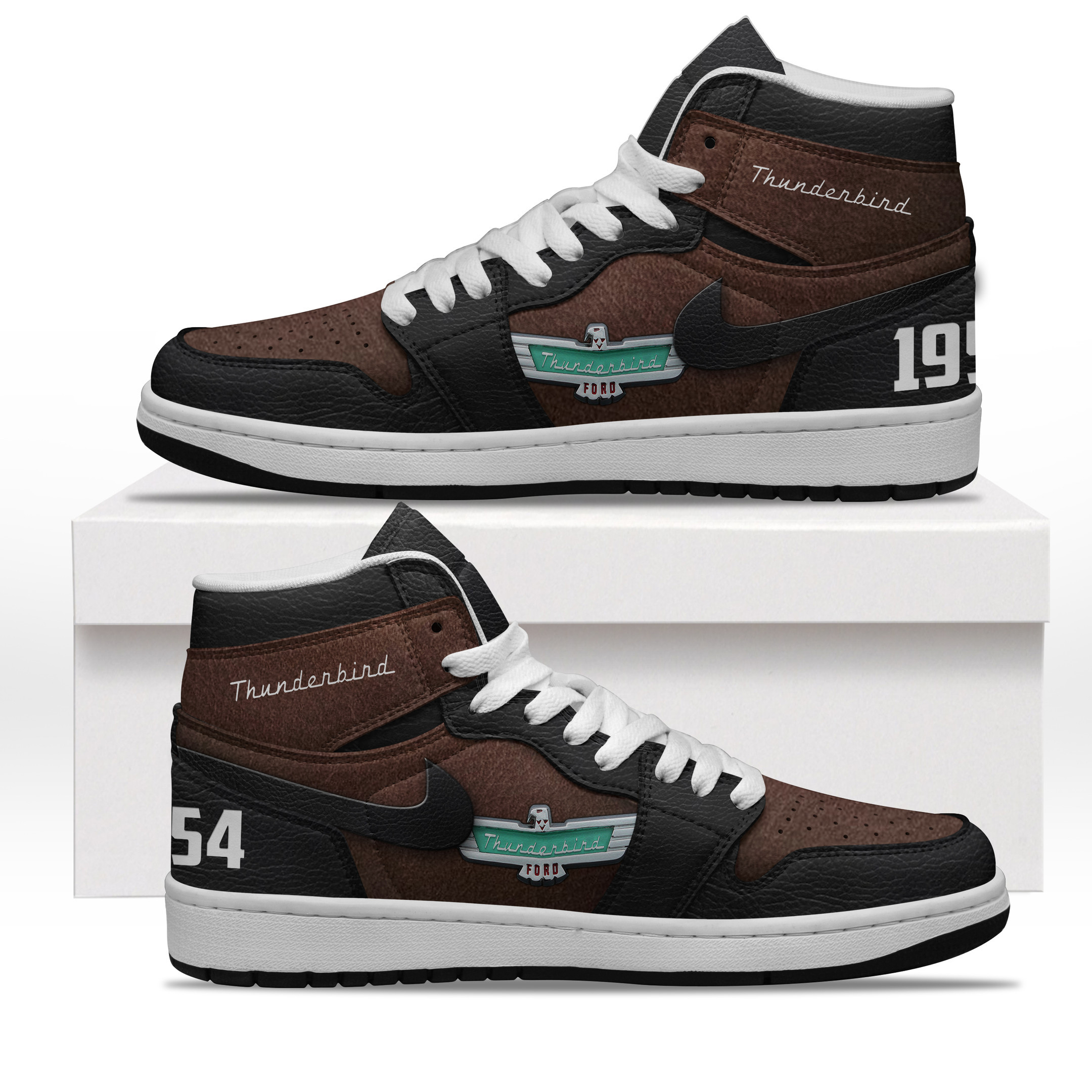 JWFancy Thunderbird High Sneakers Shoes For Men And Women