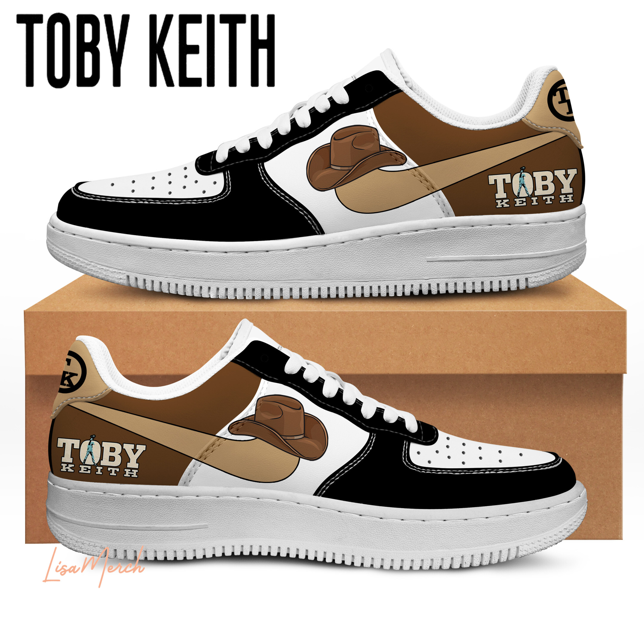 JWFancy Toby Keith Air Low-Top Sneakers Shoes For Men And Women