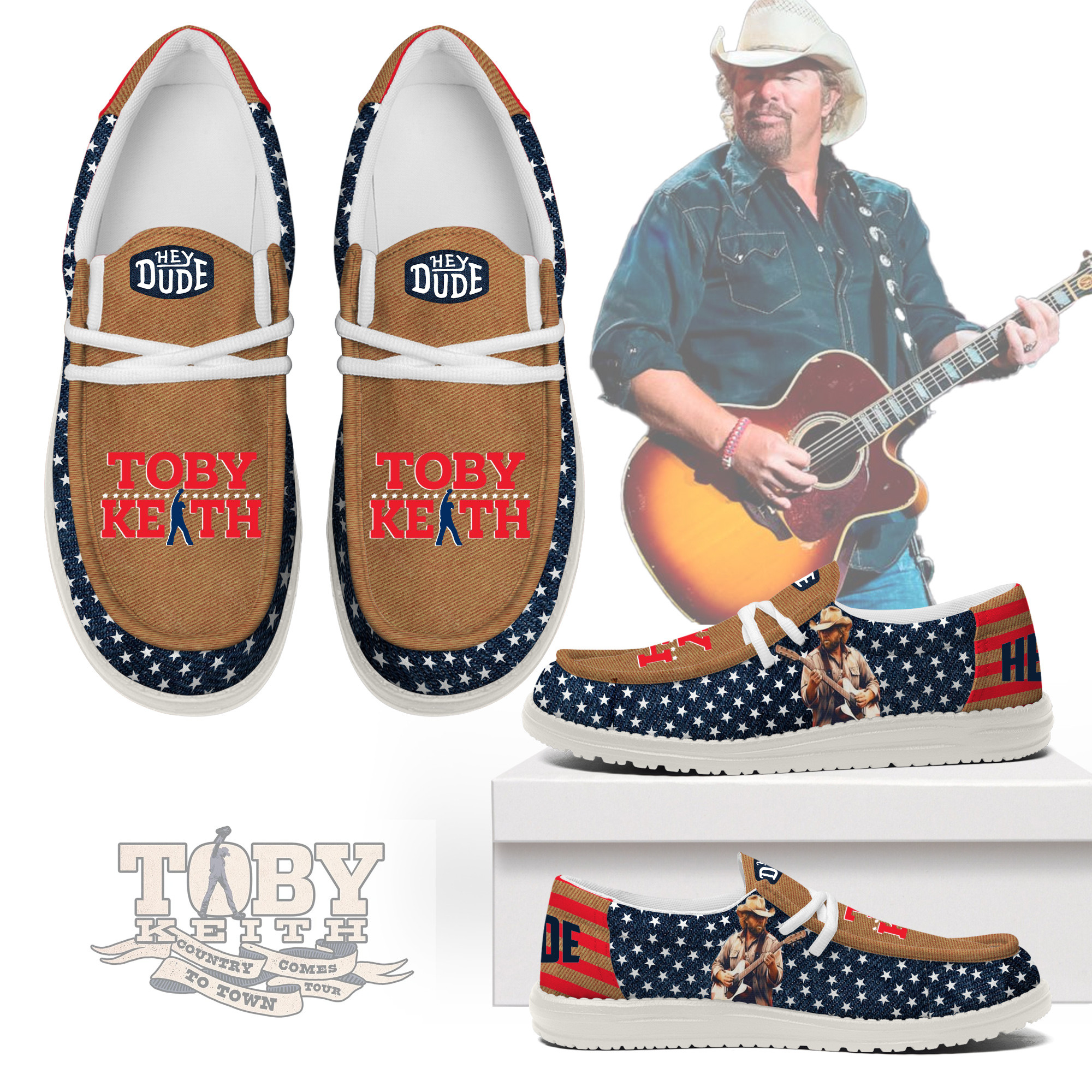 JWFancy Toby Keith – Custom Name Hey Dude