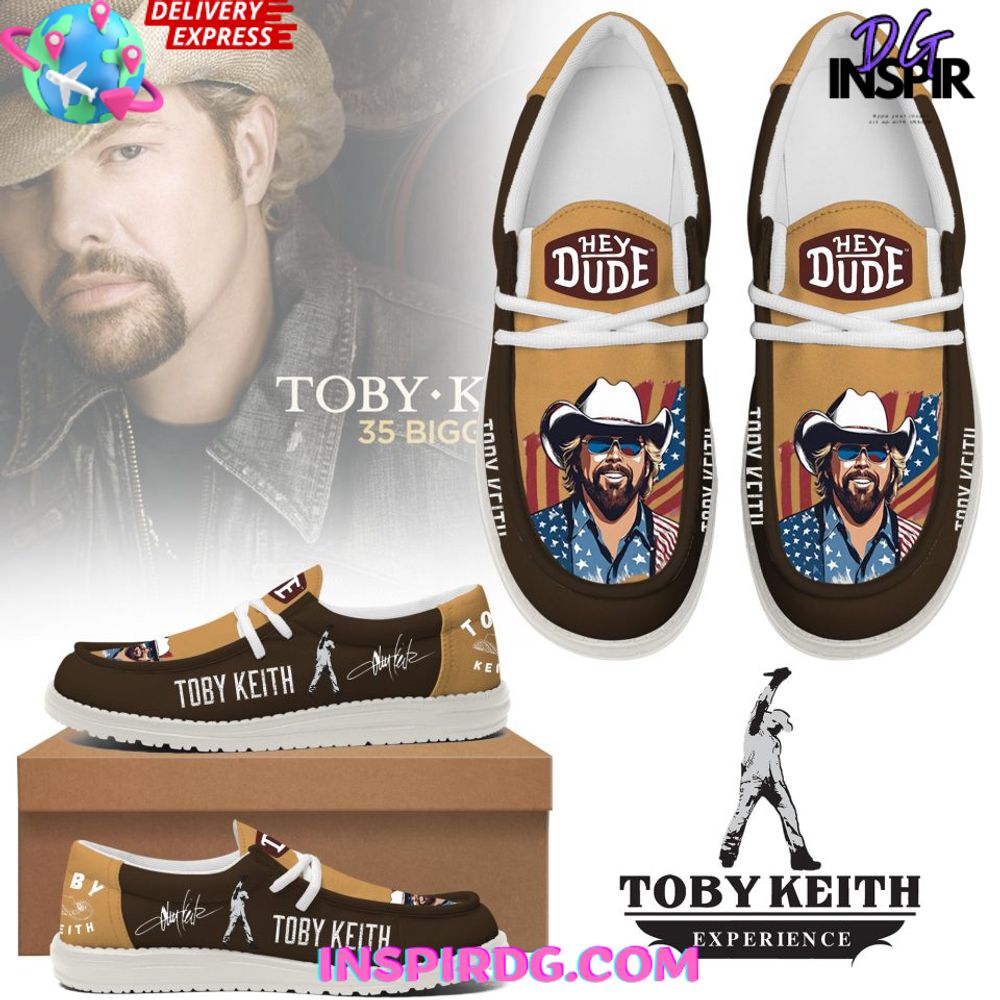 JWFancy Toby Keith Hey Dude Shoes Wally Men's Lace Up Loafers Comfortable For Men And Women
