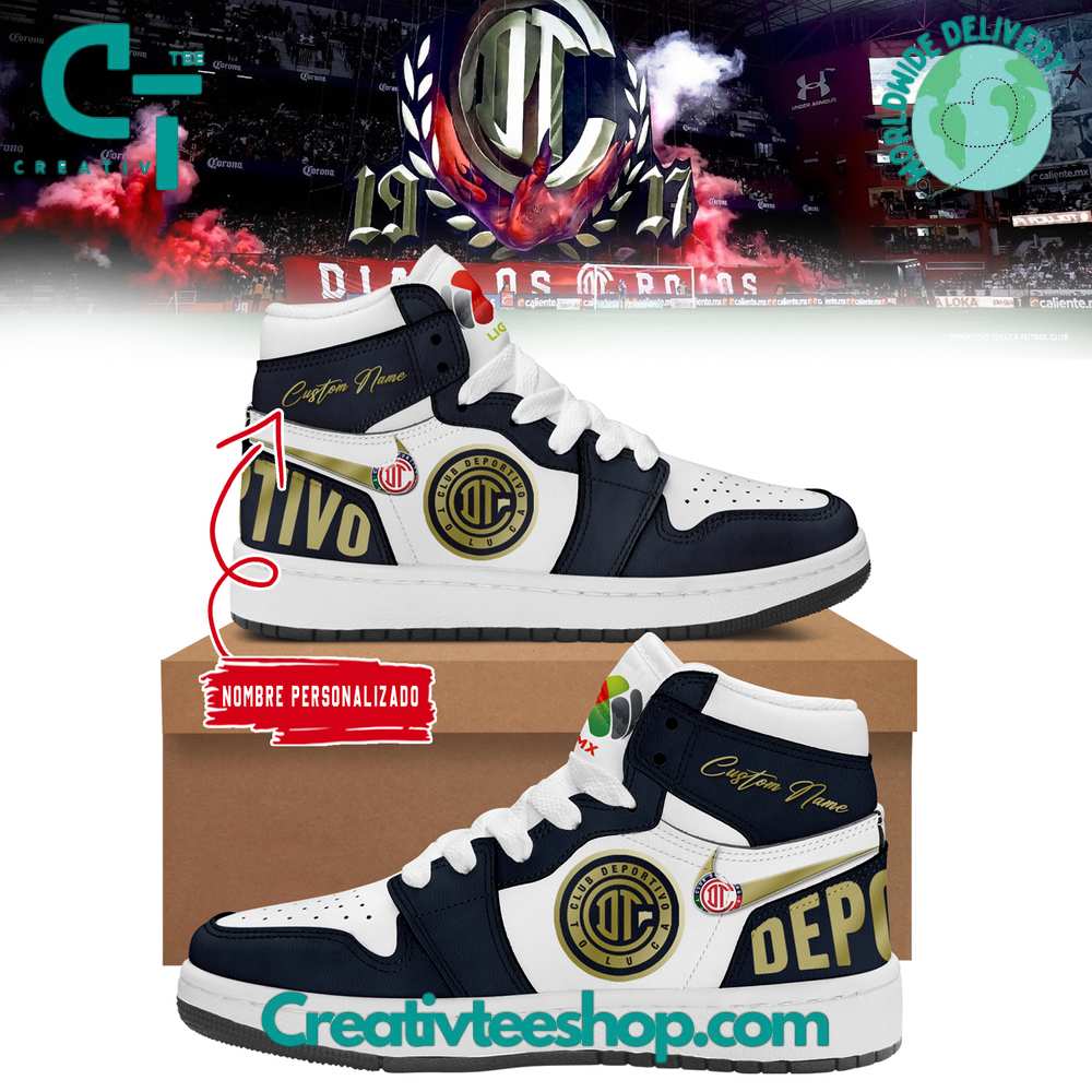 JWFancy Toluca FC 2024 AJ1 High Sneakers Shoes For Men And Women