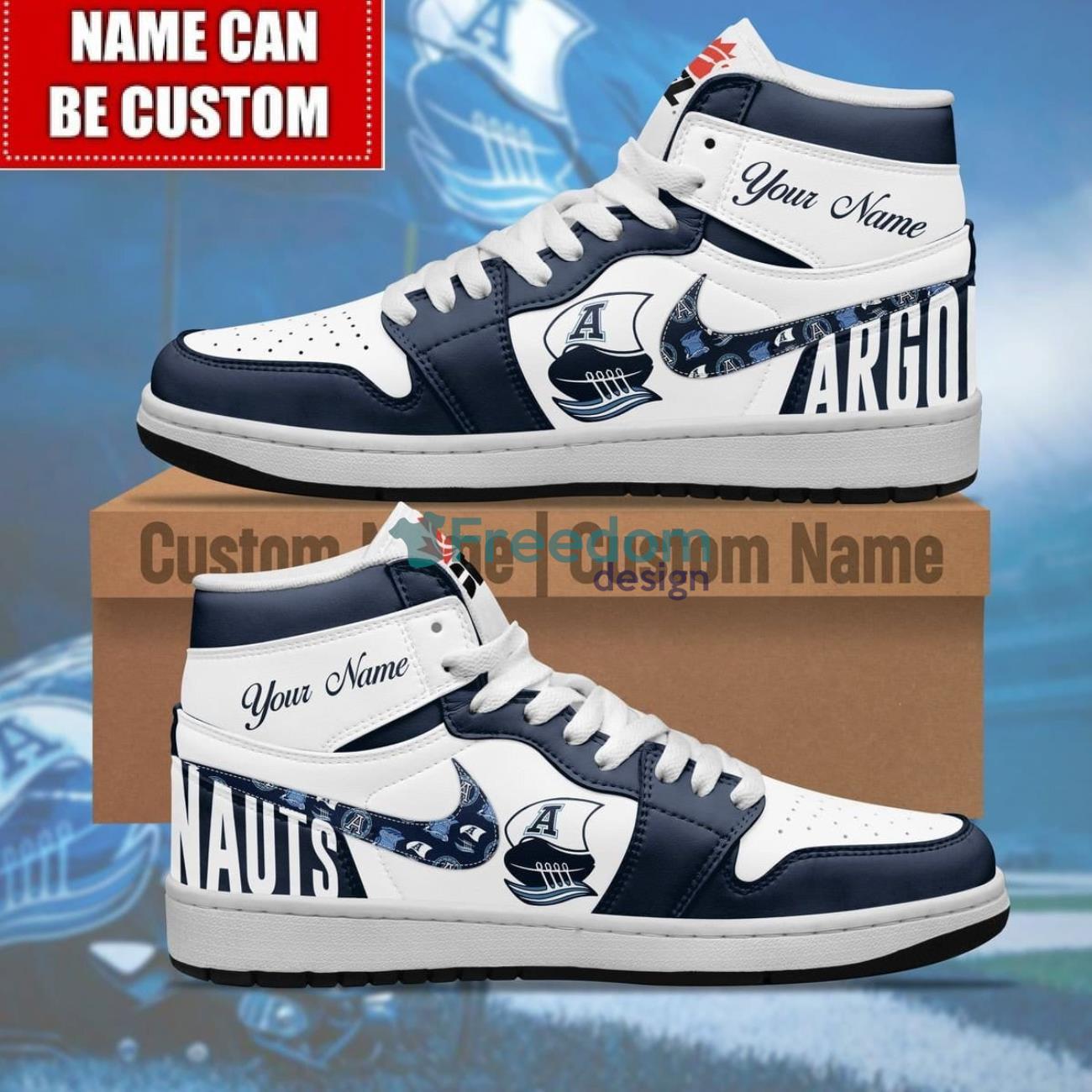 JWFancy Toronto Argonauts AJ1 High Sneakers Shoes For Men And Women
