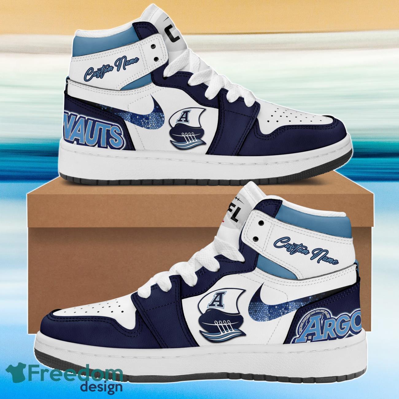 JWFancy Toronto Argonauts AJ1 High Sneakers Shoes For Men And Women