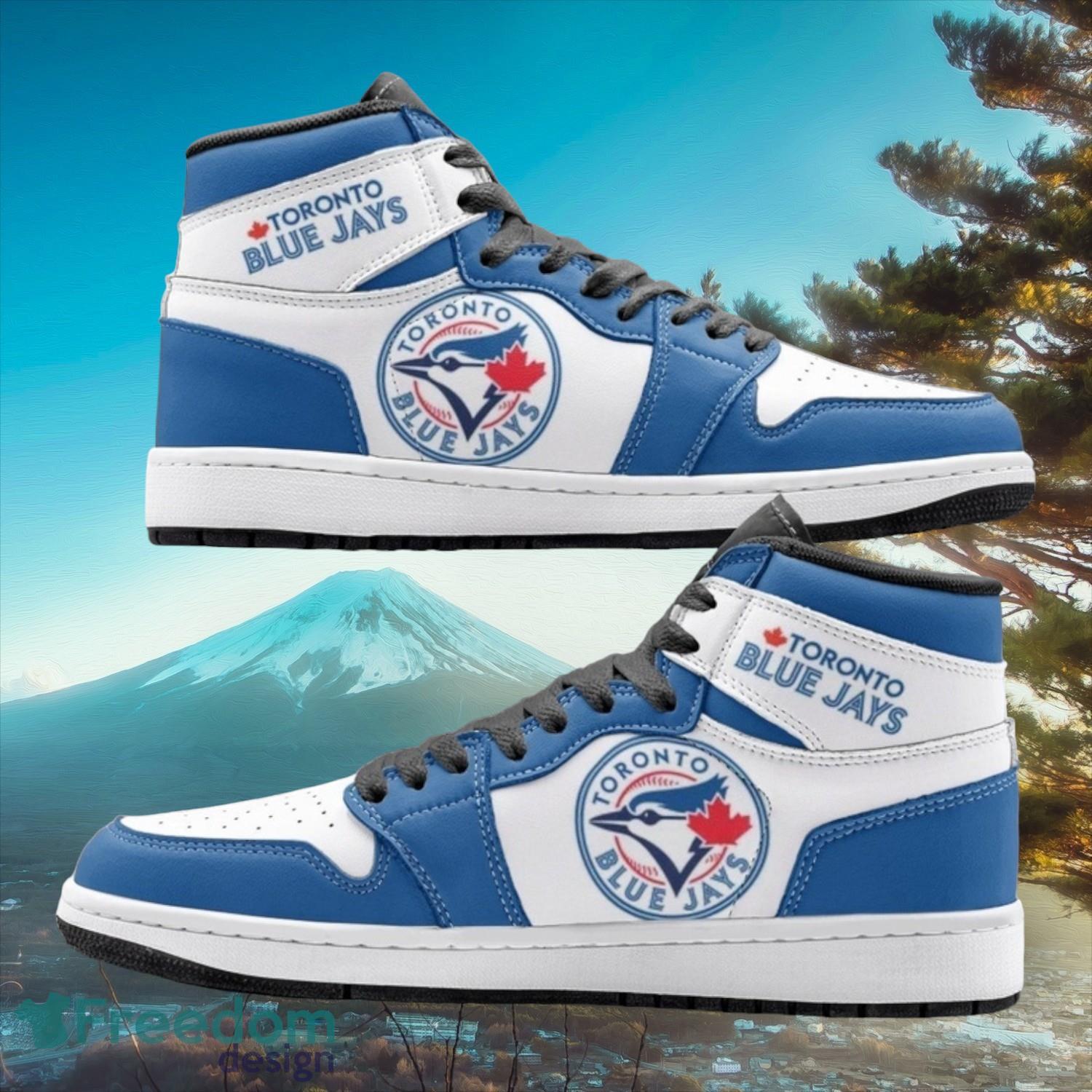 JWFancy Toronto Blue Jays AJ1 High Sneakers Shoes For Men And Women