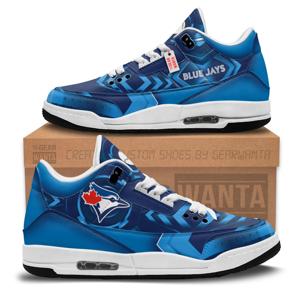 JWFancy Toronto Blue Jays AJ3 Sneakers Shoes For Men And Women