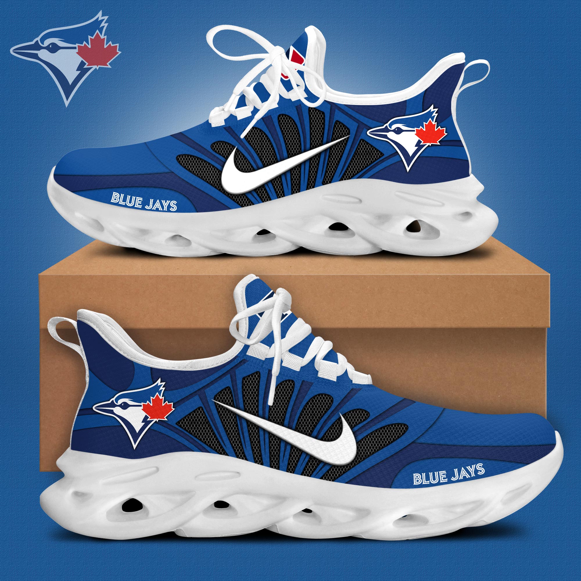 JWFancy Toronto Blue Jays Max Soul Shoes Sneakers For Men And Women