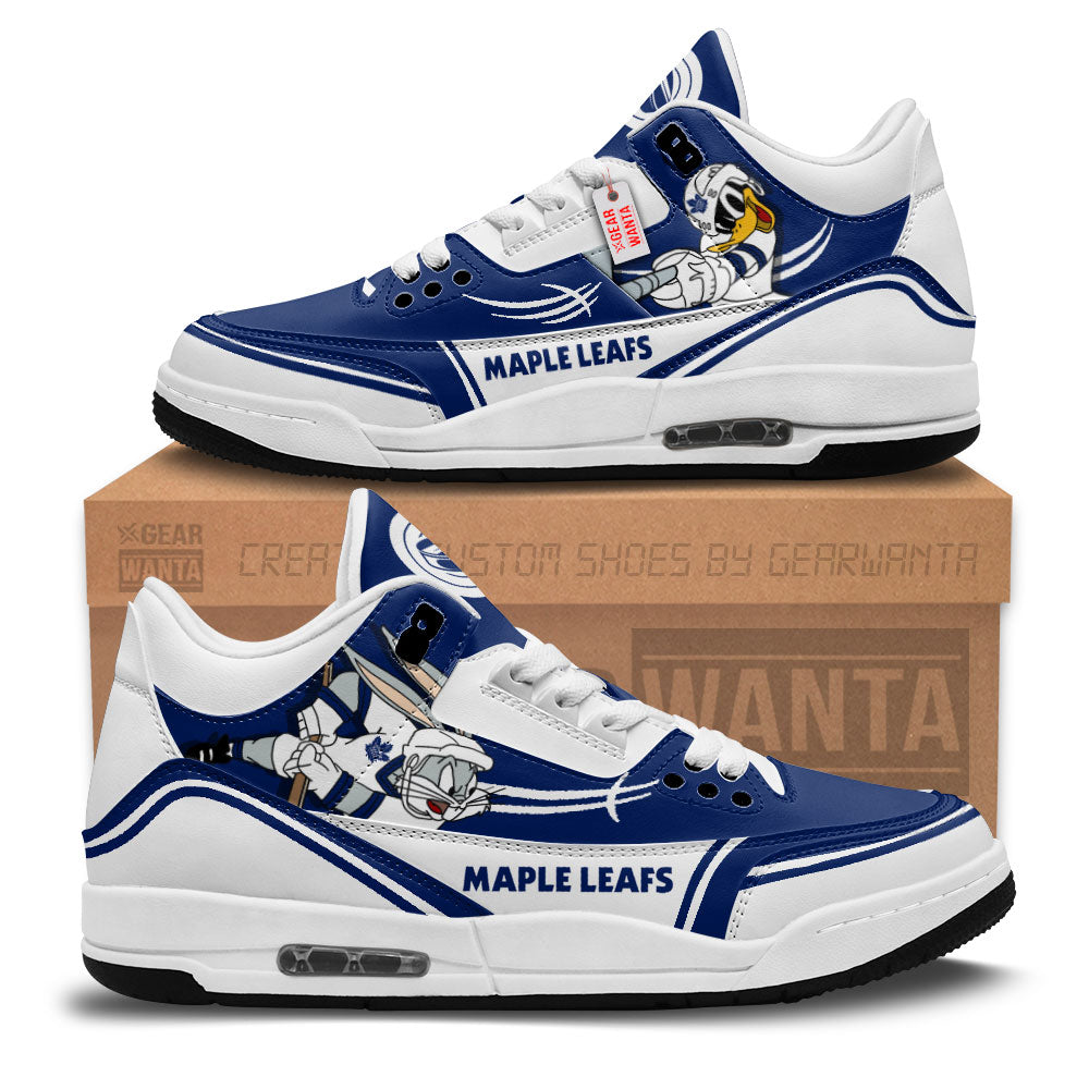 JWFancy Toronto Maple Leafs AJ3 Sneakers Shoes For Men And Women