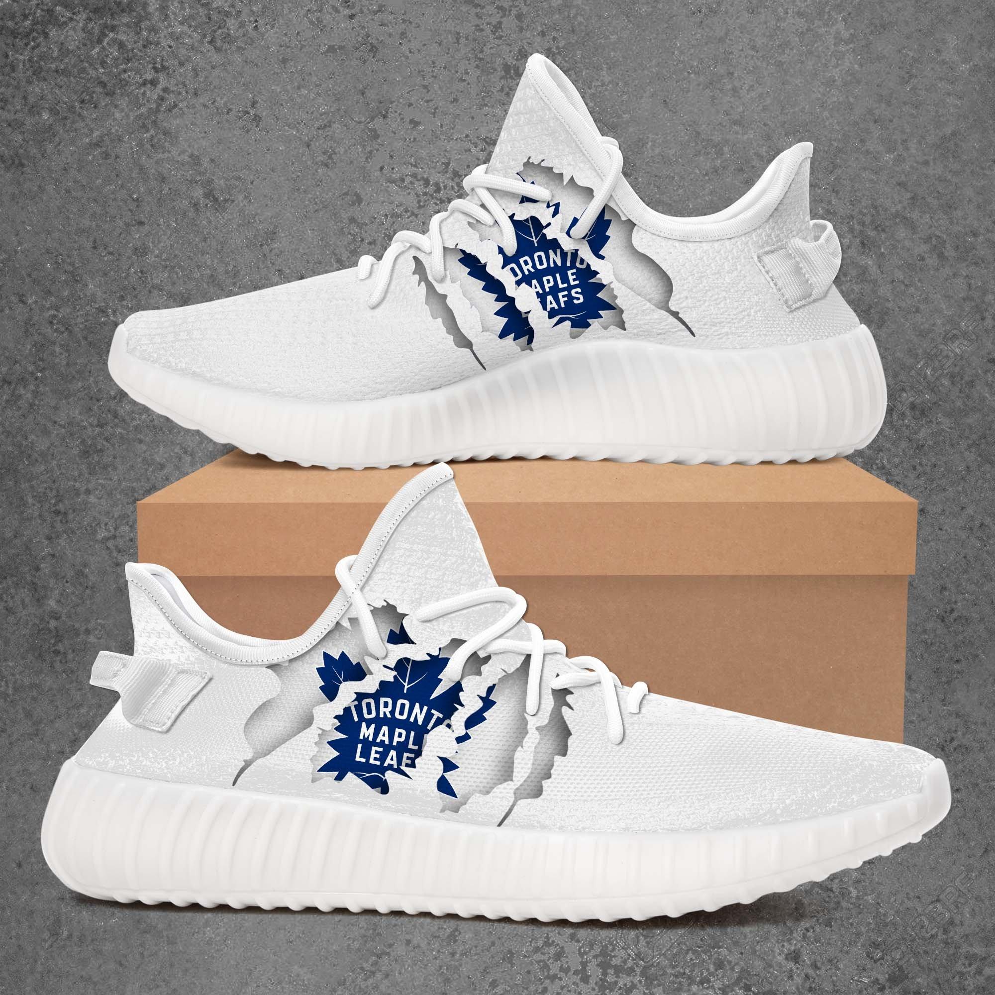 JWFancy Toronto Maple Leafs Yeezy Boost Shoes For Men And Women