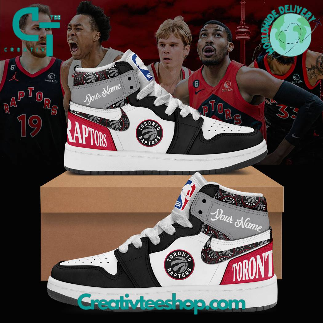 JWFancy Toronto Raptors AJ1 High Sneakers Shoes For Men And Women