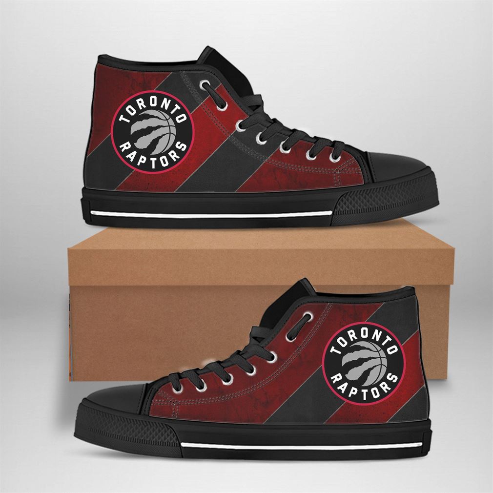 JWFancy Toronto Raptors High Top Canvas Sneakers Shoes For Men And Women