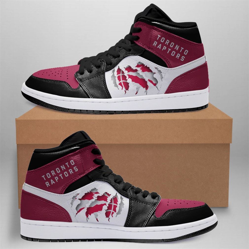 JWFancy Toronto Raptors NBA AJ1 High Sneakers Shoes For Men And Women