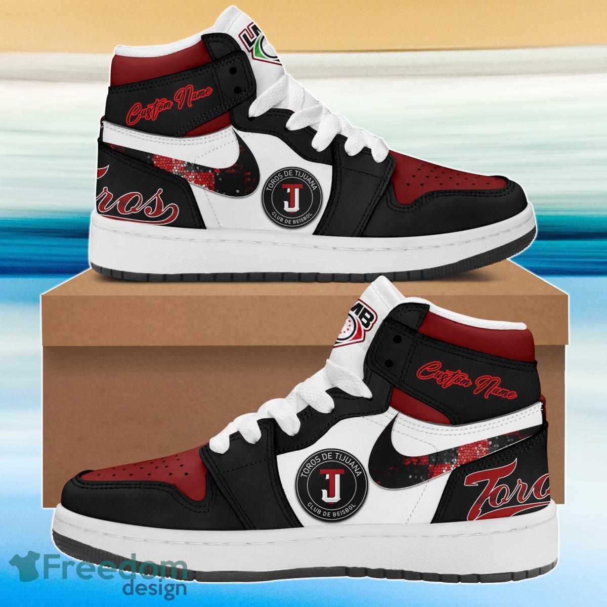 JWFancy Toros de Tijuana AJ1 High Sneakers Shoes For Men And Women